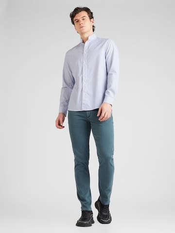 DRYKORN Regular fit Button Up Shirt 'TALOC' in Blue