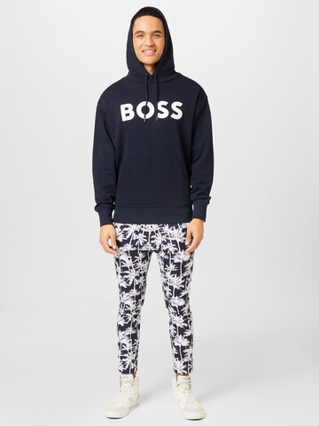 BOSS Sweatshirt i blå