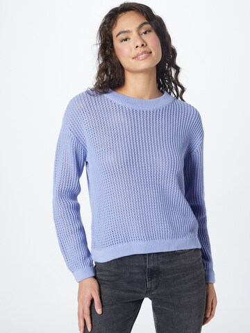 TOM TAILOR DENIM Sweater in Purple: front