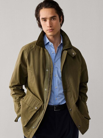 Giacca di mezza stagione di Hackett London in verde