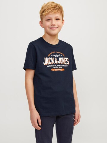 Maglietta di Jack & Jones Junior in blu: frontale