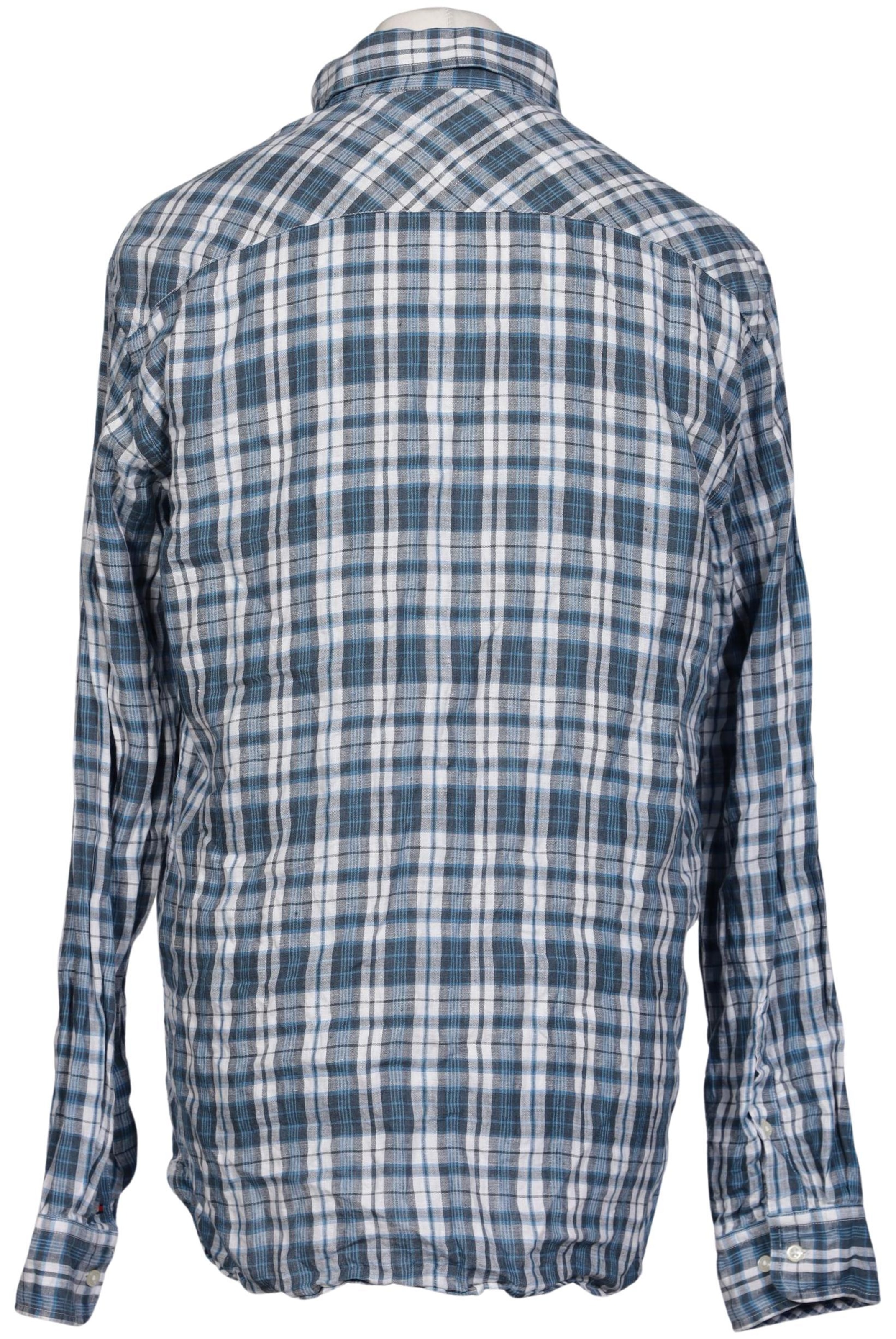 TOMMY HILFIGER Button Up Shirt in L in Blue