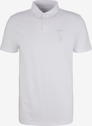 TOM TAILOR Poloshirt in Weiß: predná strana