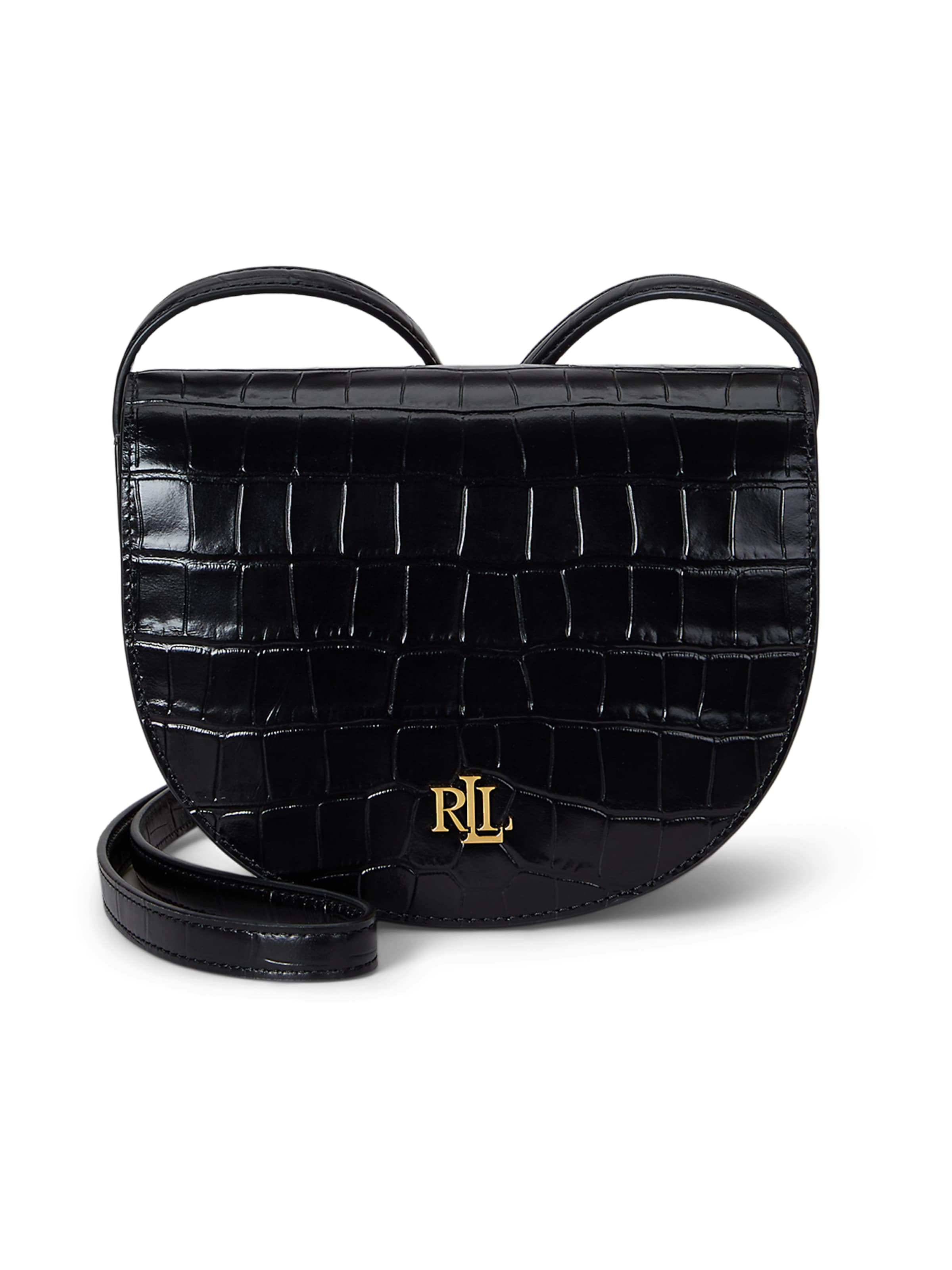 juoda Lauren Ralph Lauren Rankinė su ilgu dirželiu 'WITLEY': priekis