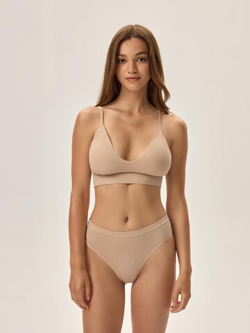 Henderson Panty 'Brasil Slip Arleen im 2er Pack, hohe Leibhöhe, gerippter Stoff XL' in Mixed colours