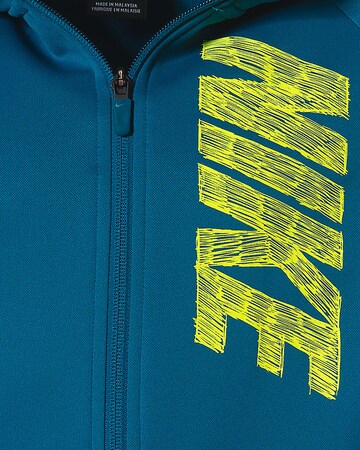 NIKE Regular Fit Sportsweatjacke in Blau