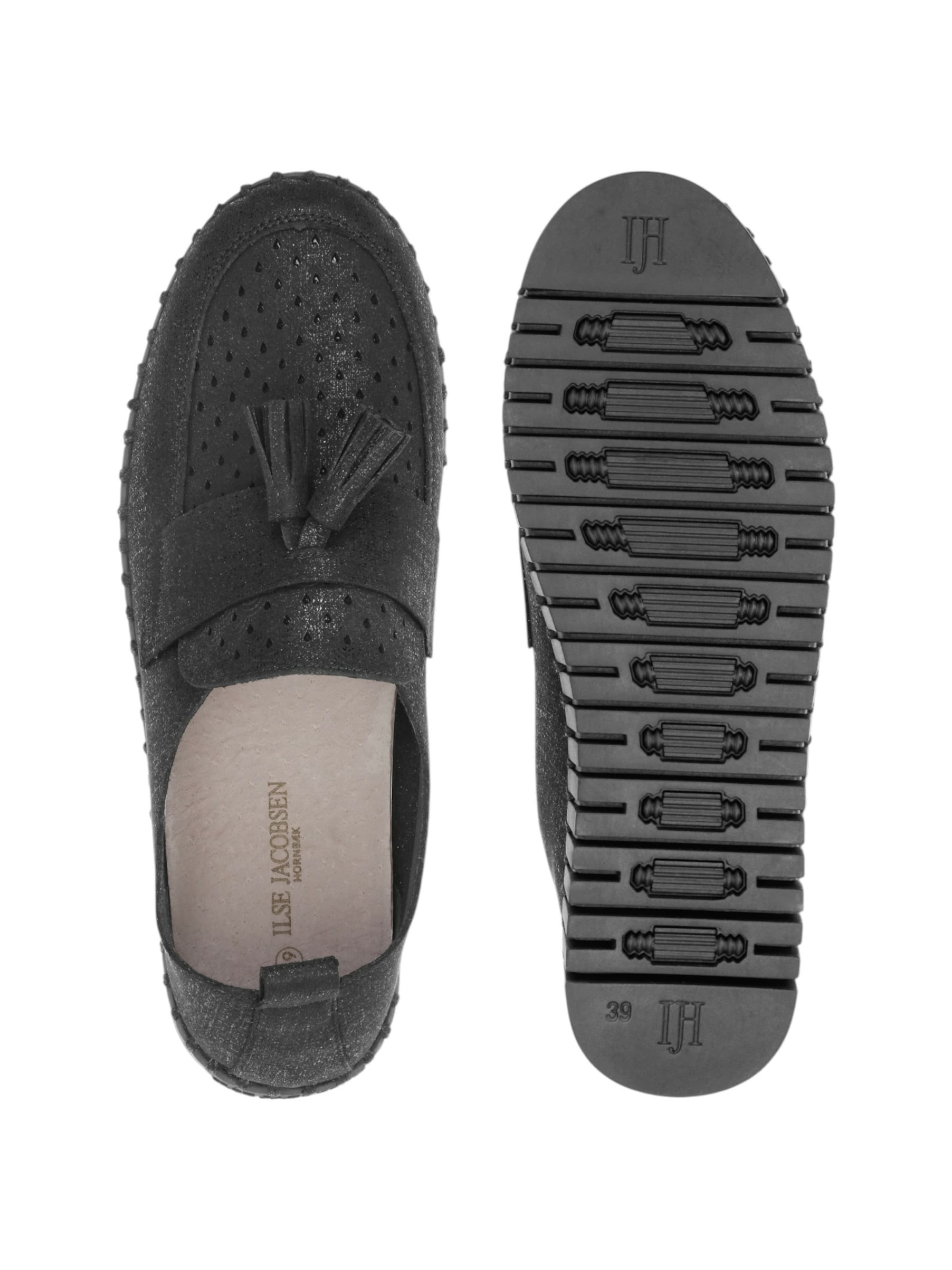 ILSE JACOBSEN Slipper 'Tulip' i sort