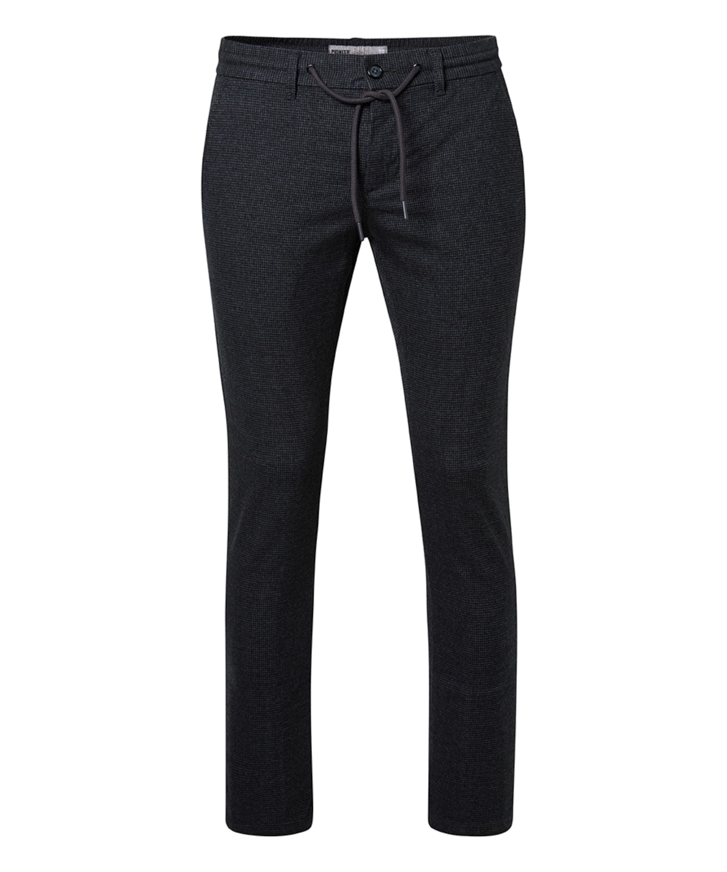 Pioneer Authentic Jeans Chino Pants in Black: front
