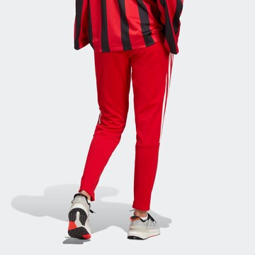 Effilé Pantalon de sport 'Tiro Suit Up Lifestyle' ADIDAS SPORTSWEAR en rouge