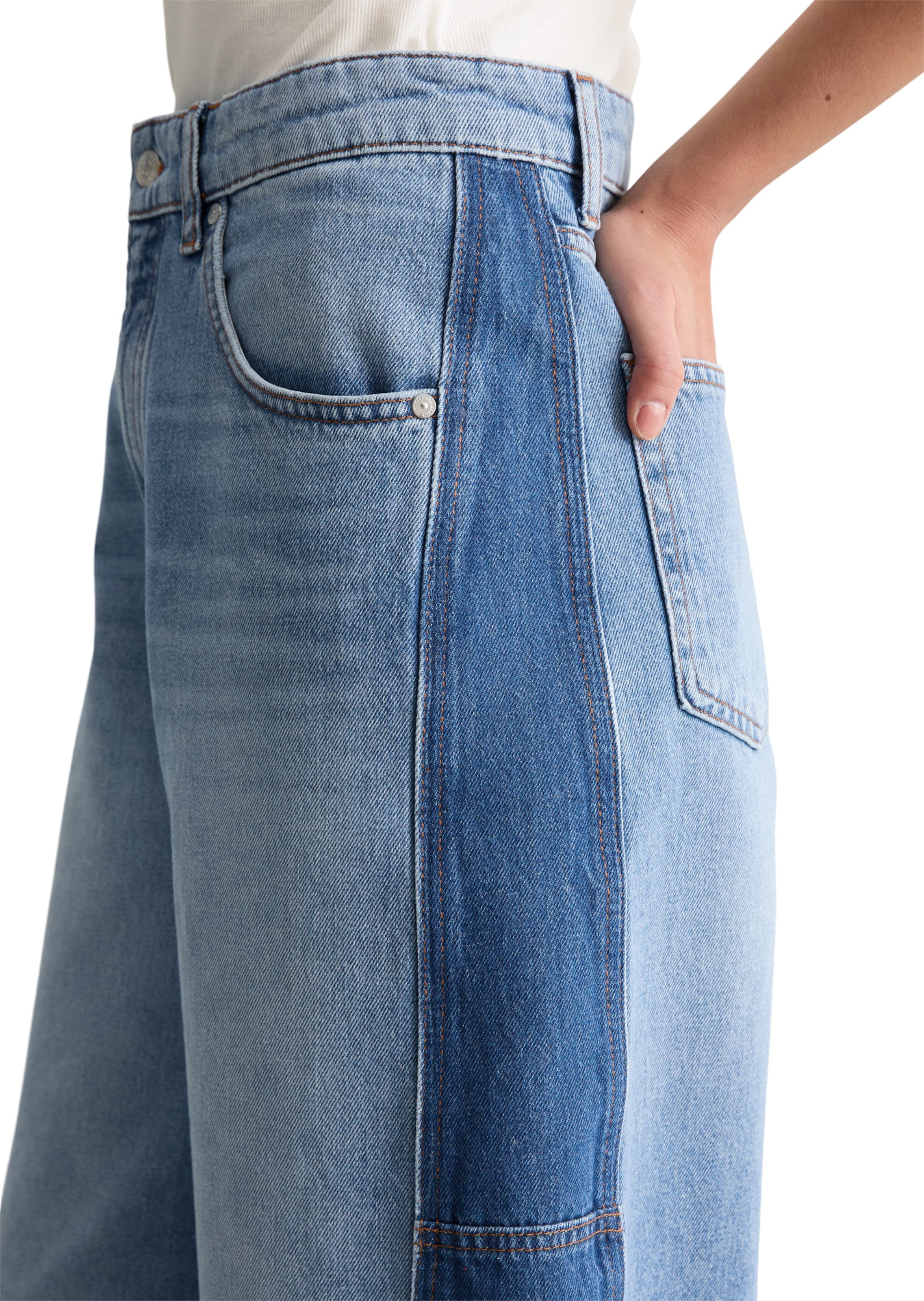 Marc O'Polo DENIM Barrel Jeans 'Enni' in Blau