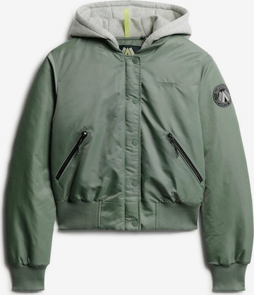 Veste mi-saison Superdry en vert : devant