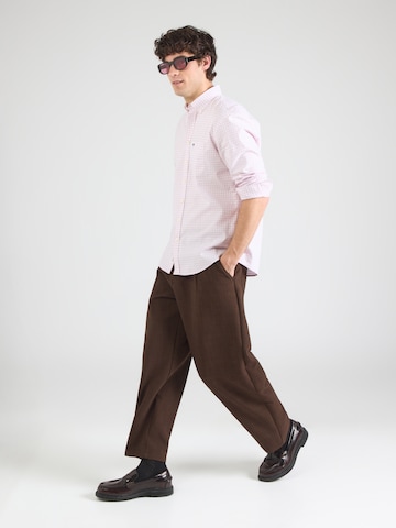 FYNCH-HATTON Slim Fit Hemd in Beige