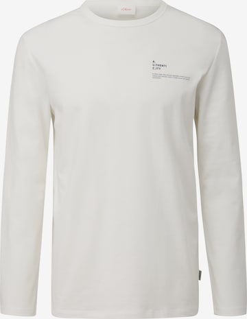 s.Oliver Shirt in White: front