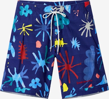 Desigual Board Shorts in Blue: front