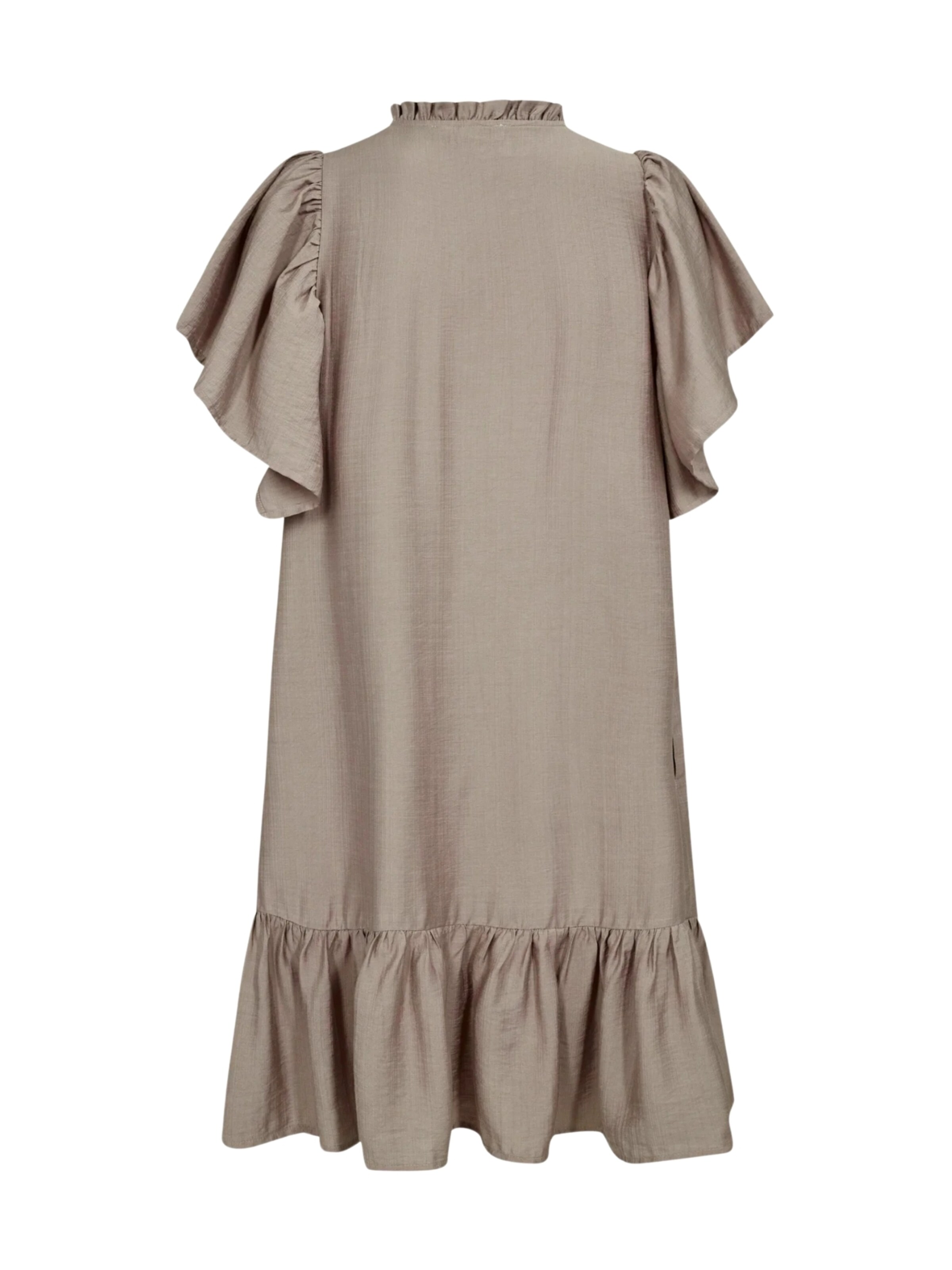 Robe ' Hera' co'couture en marron