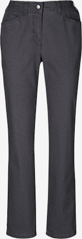 Goldner Skinny Jeans 'Carla' in Grey: front