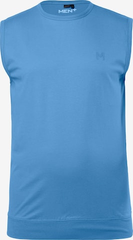 Men Plus Undershirt in Blue: front