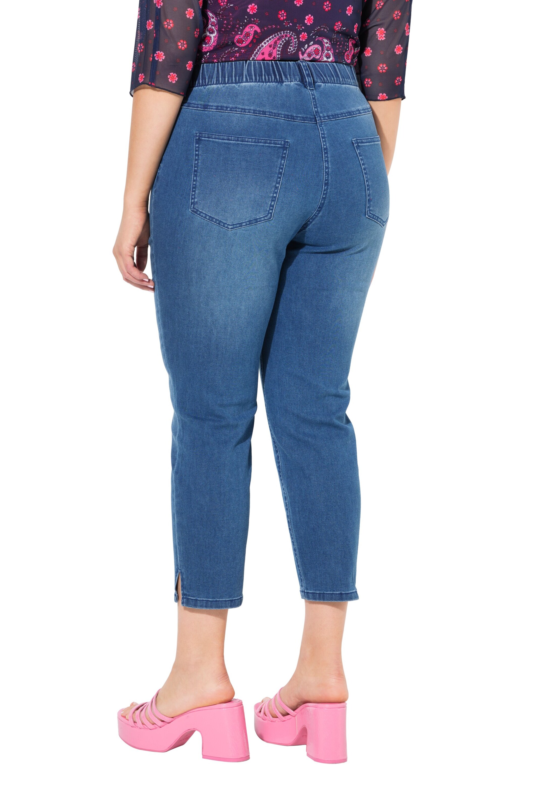 Ulla Popken Skinny Jeggings in Blau