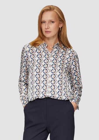 s.Oliver BLACK LABEL Bluse in Beige: Vorderseite