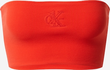 Haut Calvin Klein Jeans en rouge : devant