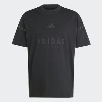 ADIDAS SPORTSWEAR Funktionsshirt 'ALL SZN' in Schwarz: Vorderseite