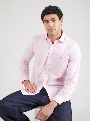 Polo Ralph Lauren Средняя посадка Рубашка в Ярко-розовый: спереди