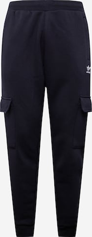 ADIDAS ORIGINALS Cargo trousers 'Trefoil Essentials ' in Black: front