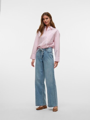 VERO MODA Wide leg Jeans 'VMRemy' in Blauw