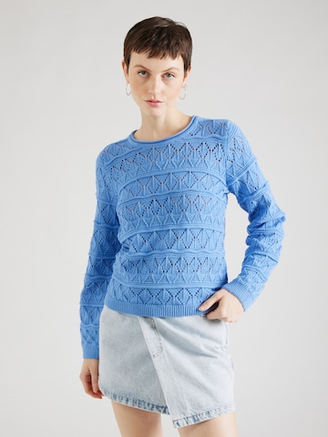 Pull-over OBJECT en bleu : devant