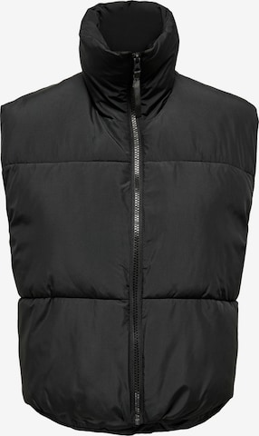 Only Petite Bodywarmer 'Nelia' in Zwart: voorkant