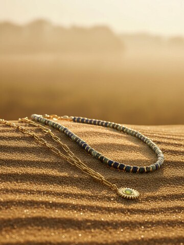 Nemomatheo Necklace 'Sun & Stone' in Blue