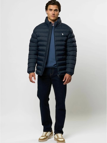 U.S. POLO ASSN. Tussenjas 'Anton' in Blauw