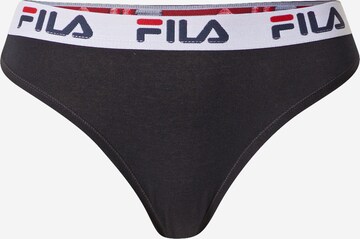 FILA Thong in Black: front