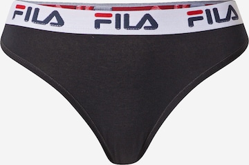 FILA Thong in Black: front