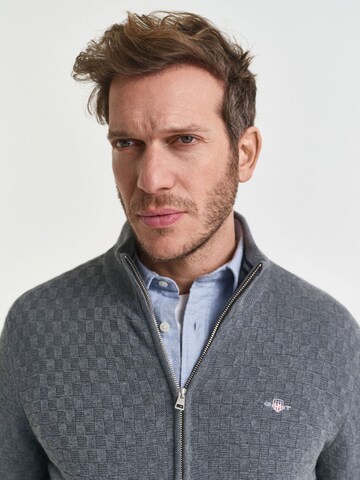 GANT Gebreid vest in Grijs