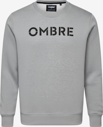 Ombre Sweatshirt 'B1711' in Grey: front