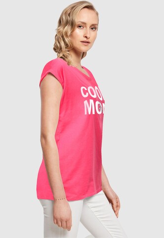 Merchcode T-Shirt 'Mothers Day - Cool Mom' in Pink