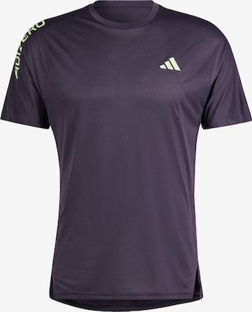 T-Shirt fonctionnel 'Adizero' ADIDAS PERFORMANCE en violet : devant