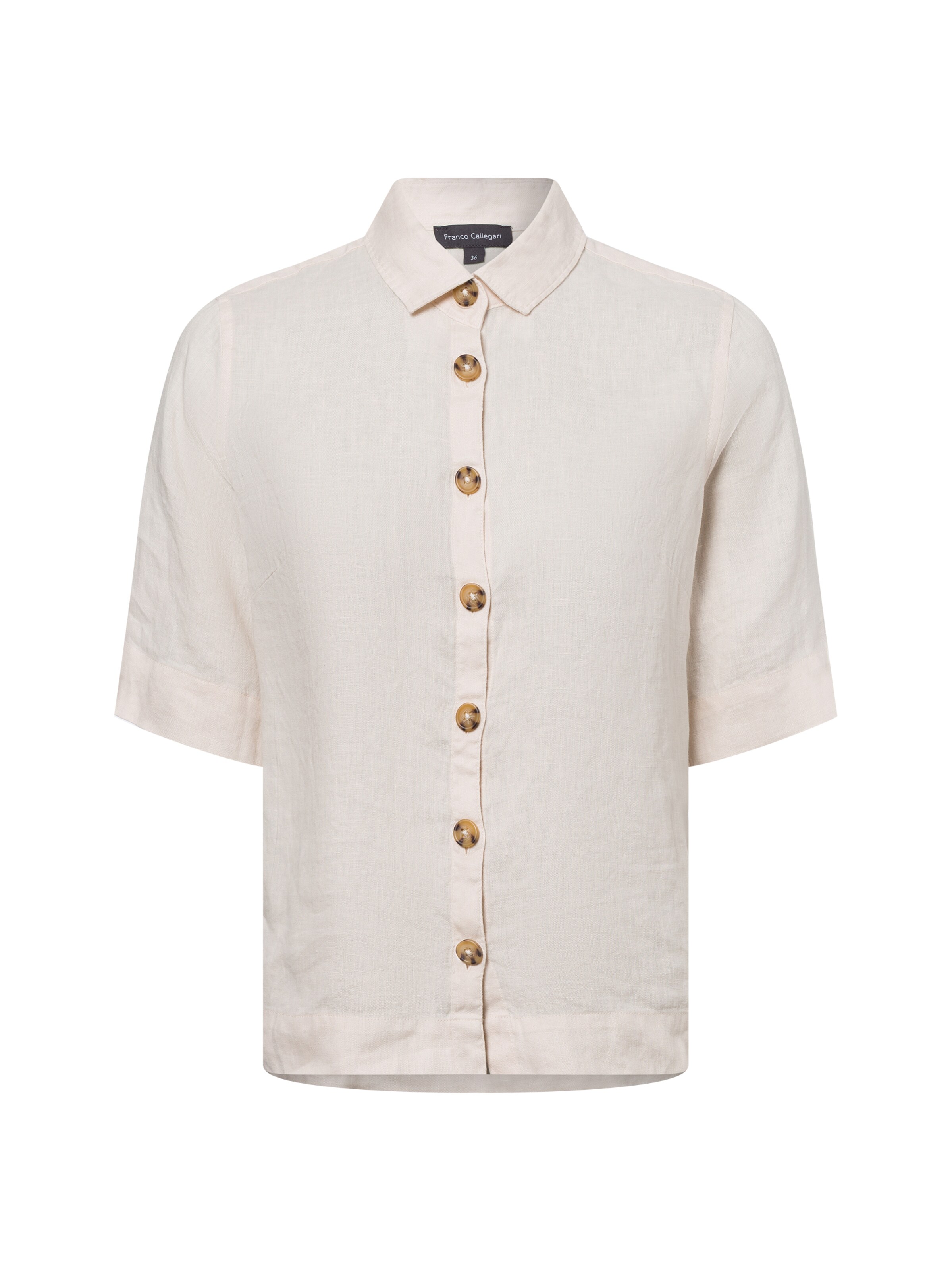 Franco Callegari Bluse in Beige: Vorderseite