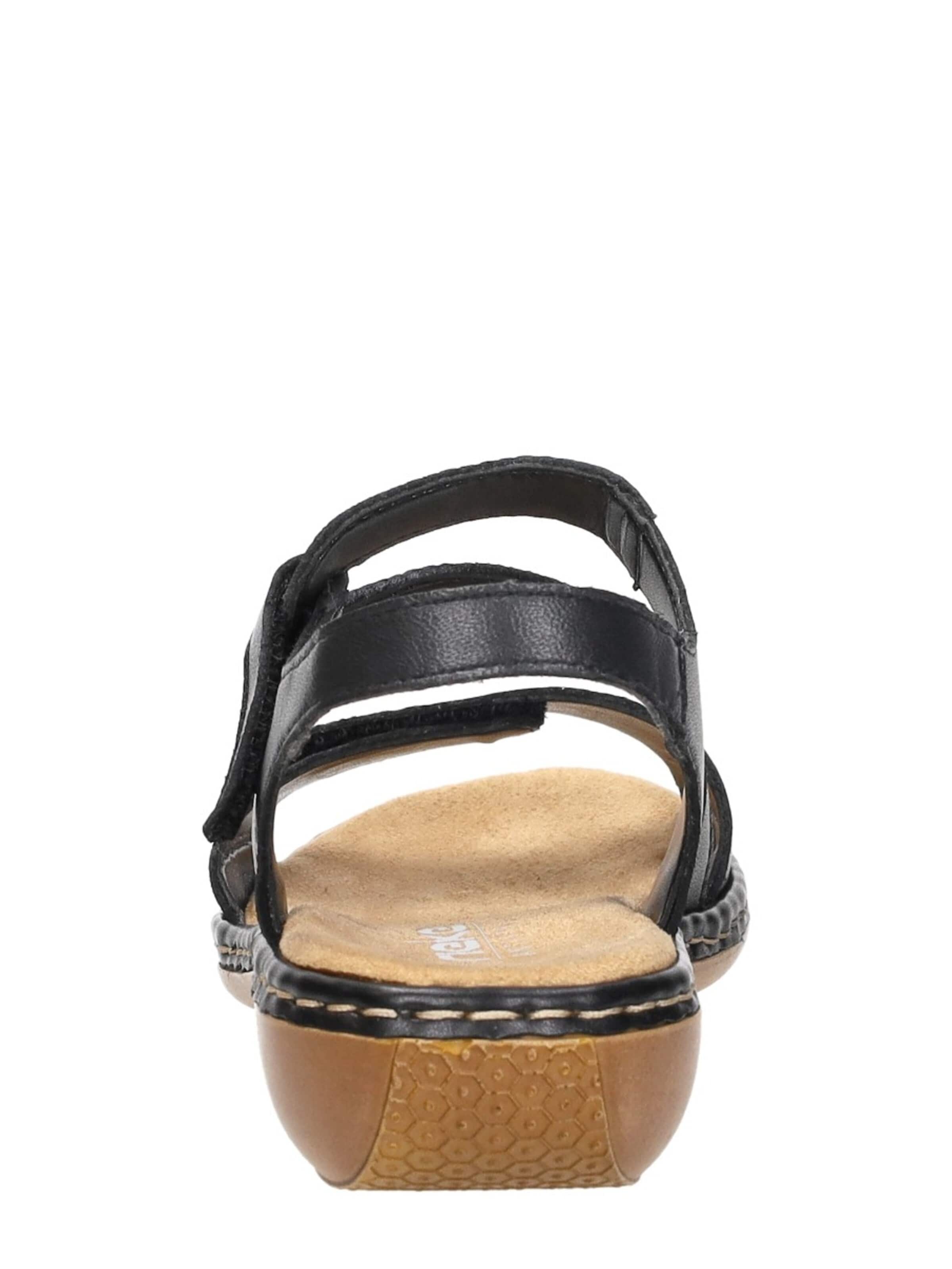 Sandales 'Dames sandalen' Rieker en noir