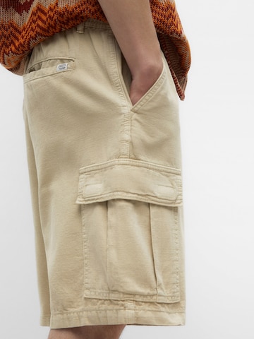 Regular Pantaloni cu buzunare de la Pull&Bear pe bej