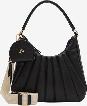 L.CREDI Shoulder Bag 'Melody' in Black: front