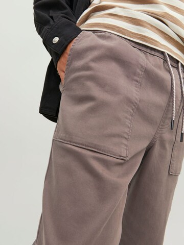 JACK & JONES Tapered Pants in Brown