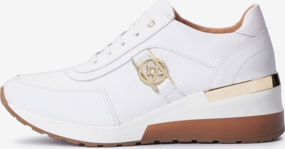 Kazar Zapatillas deportivas bajas en oro / blanco, Vista del producto