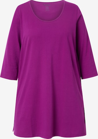 Ulla Popken Shirt in Lila: voorkant