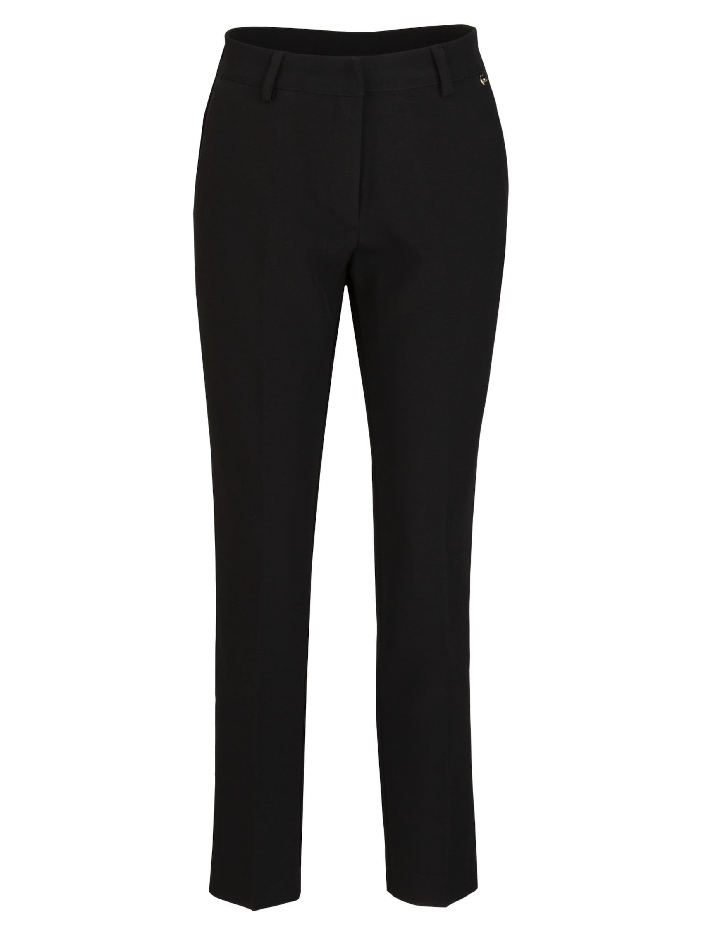 19V69 ITALIA Szabványos Ráncos nadrág 'Geraldine' - fekete: elől