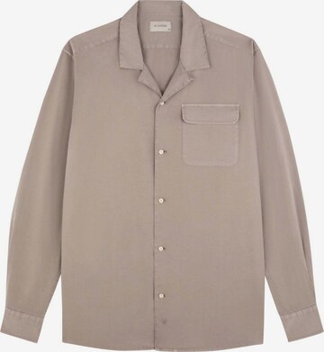 Scalpers Regular fit Button Up Shirt in Brown: front