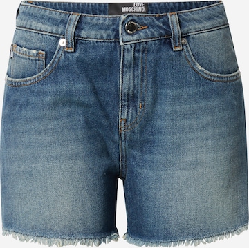 Love Moschino Regular Shorts in Blau: predná strana