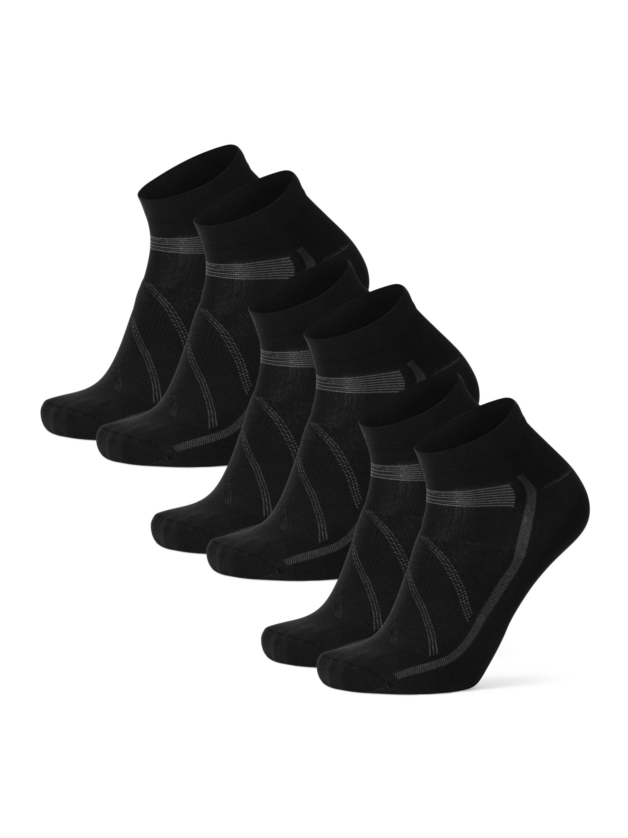 DANISH ENDURANCE Sportsokken 'Aero Cycling Low-Cut' in Zwart: voorkant