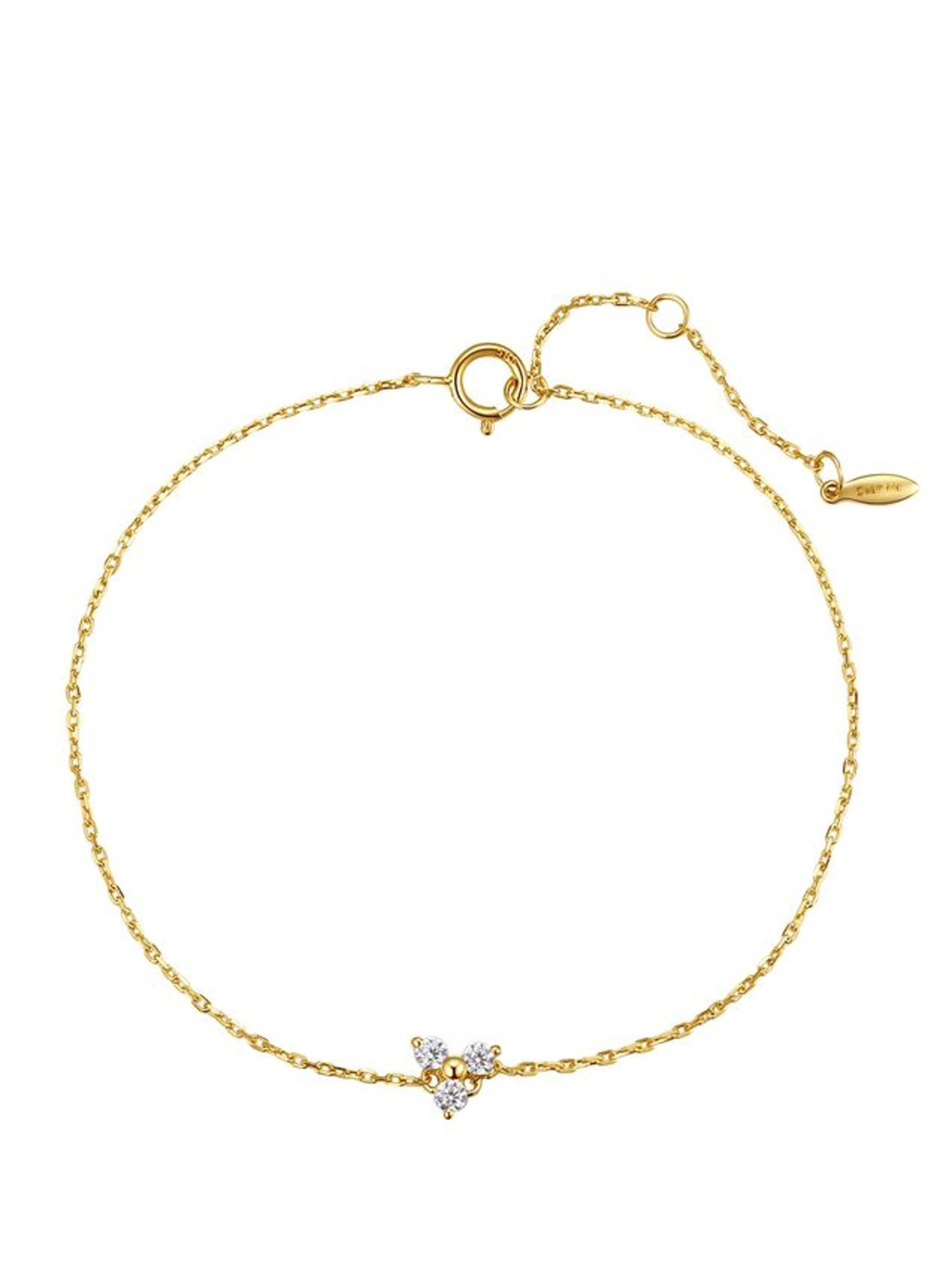 Dear Me Bracelet 'Blossom Glow' in Gold: front